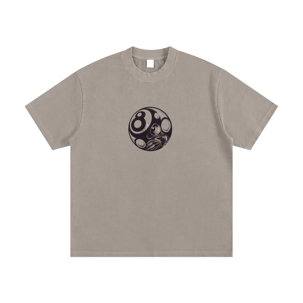 Heavyweight Vintage Washed Frayed T-Shirt