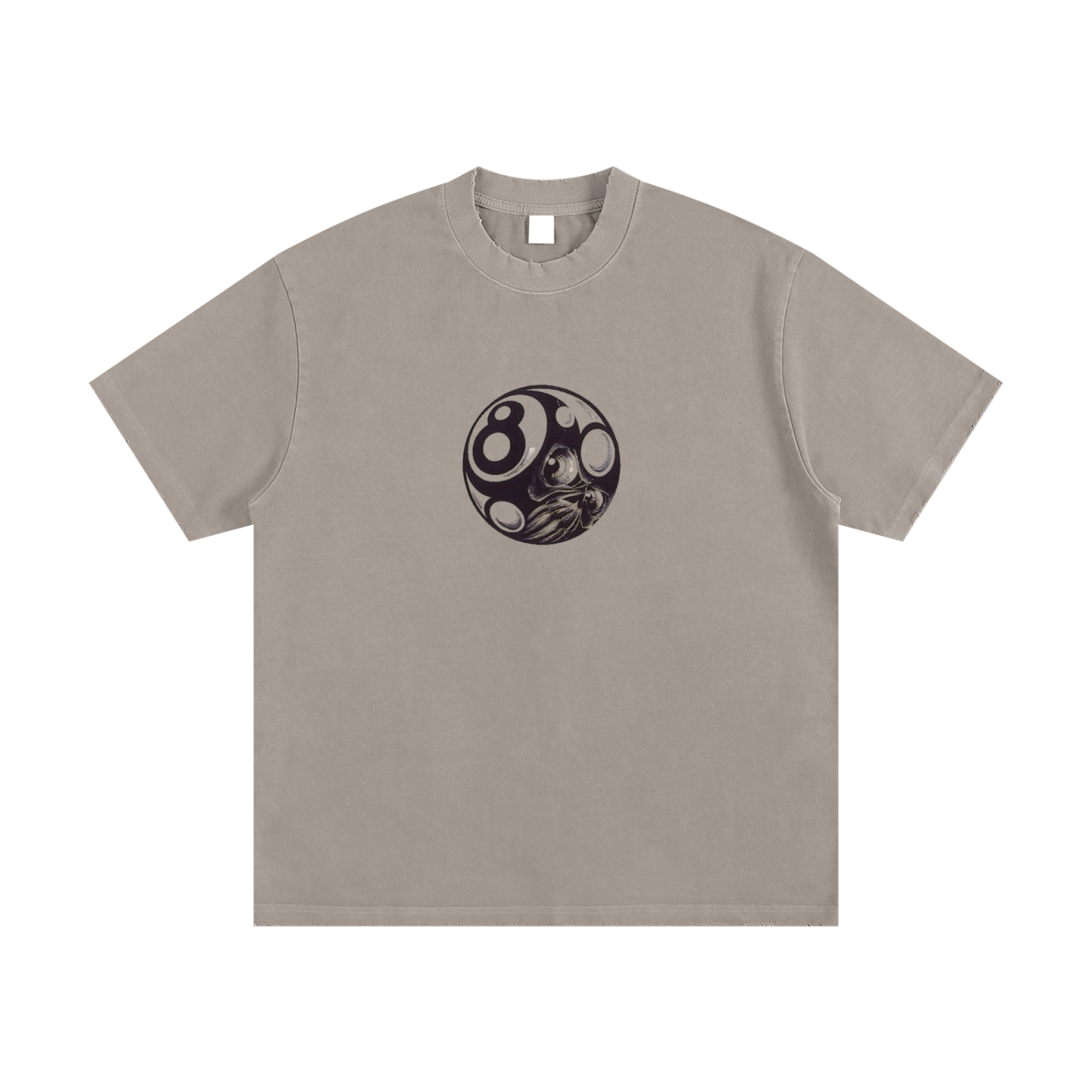 Heavyweight Vintage Washed Frayed T-Shirt