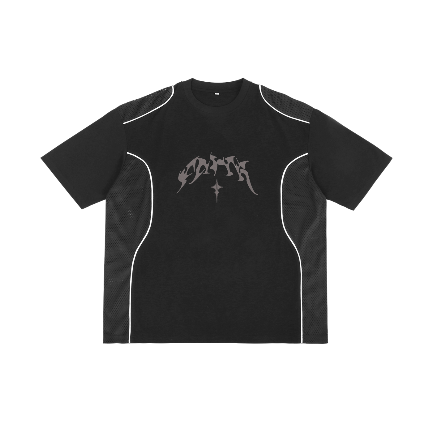 Faith Contrast Piped Panel T-Shirt