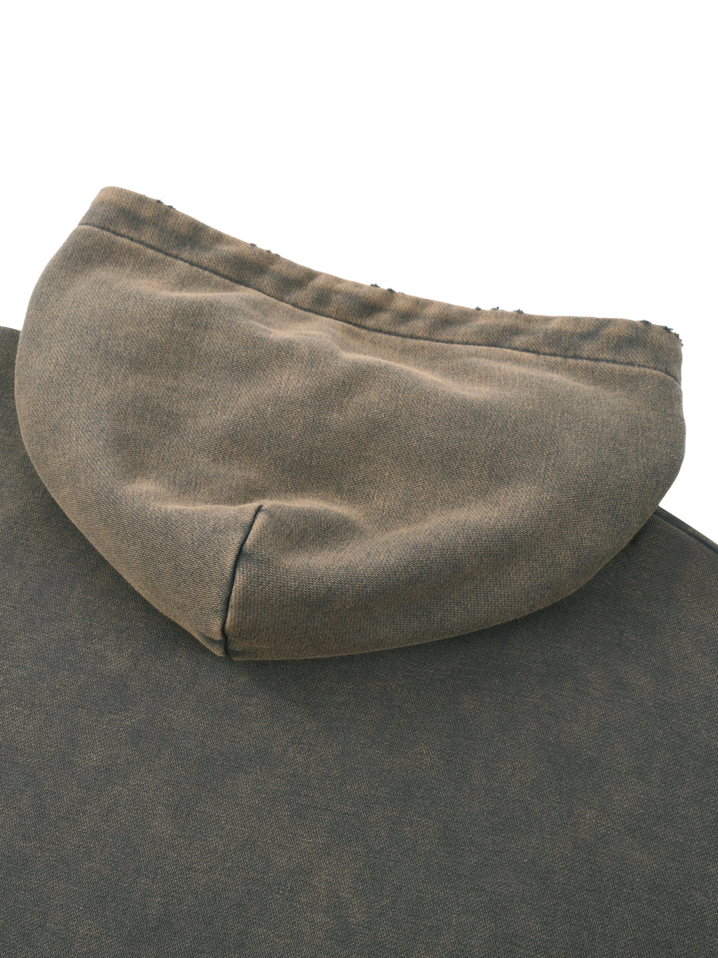 Faith Vintage Washed Frayed-Hem Hoodie