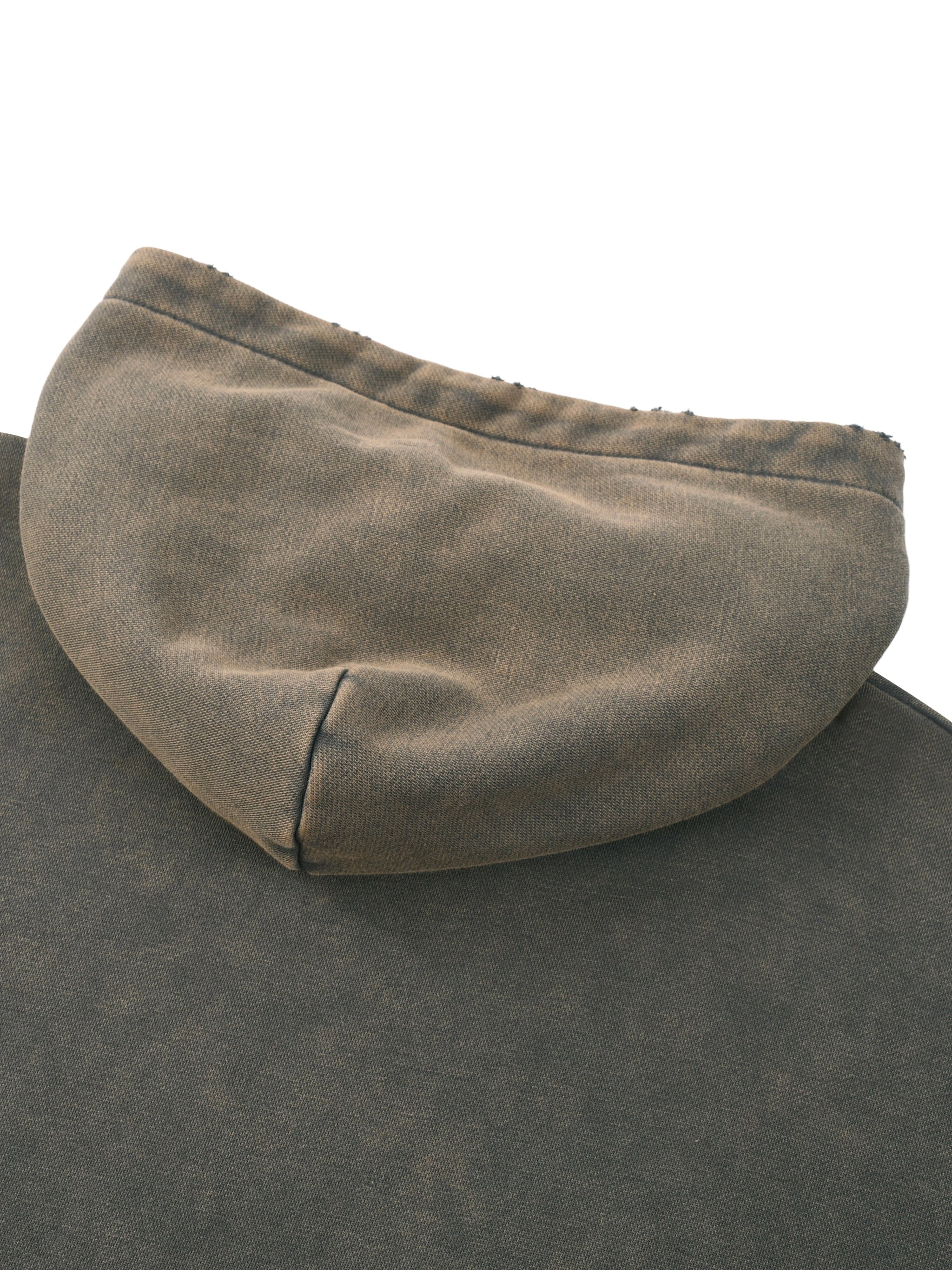 Faith Vintage Washed Frayed-Hem Hoodie