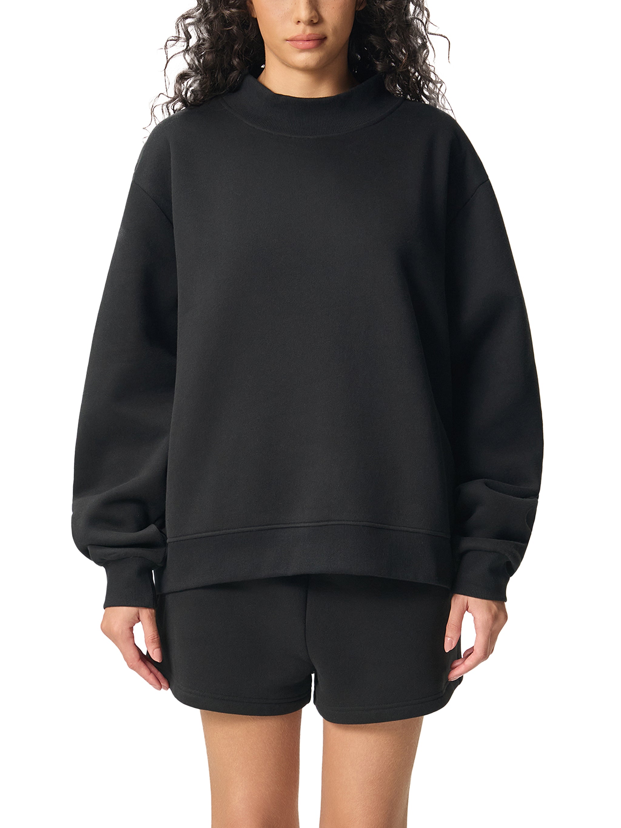 sweatshirt,mock sweatshirt,female sweatshirt,cold attire,fall attire,ooftd,trendy sweatshirt